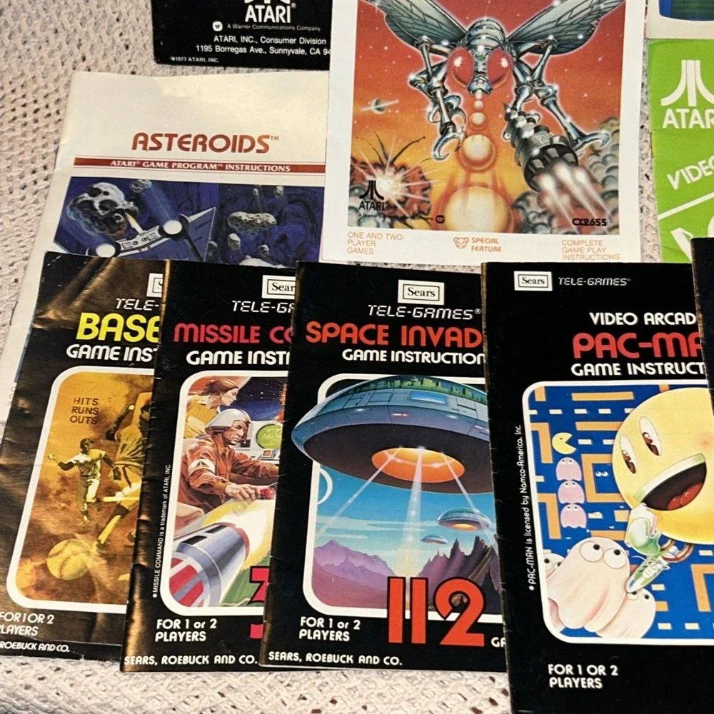 atari telegames booklets